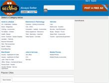 Tablet Screenshot of myseconddeal.com
